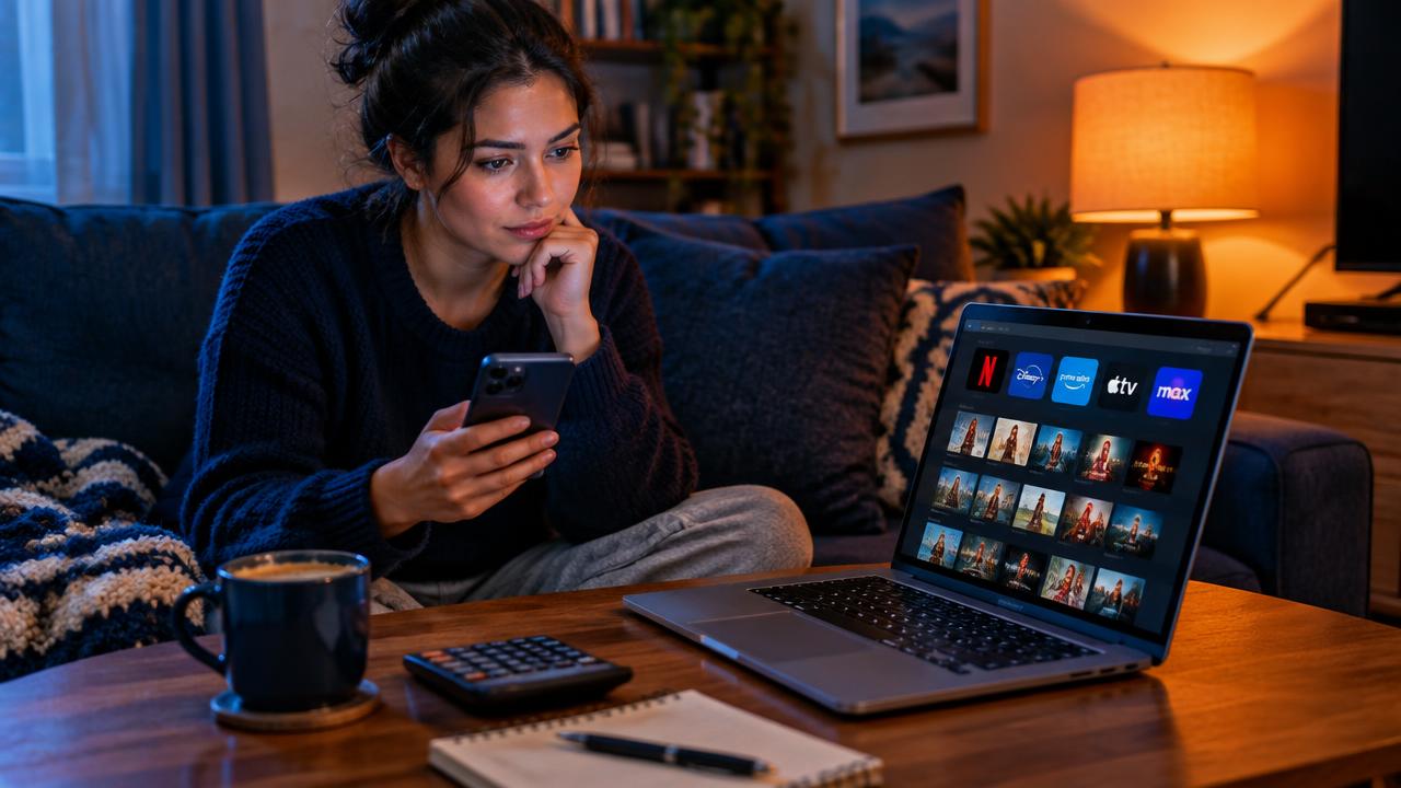 Iemand vergelijkt de kosten van IPTV en streamingabonnementen